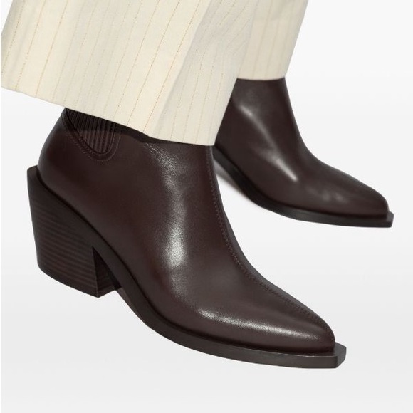 Women’s brown Prestyn heeled ankle boot - Picture 6 of 6